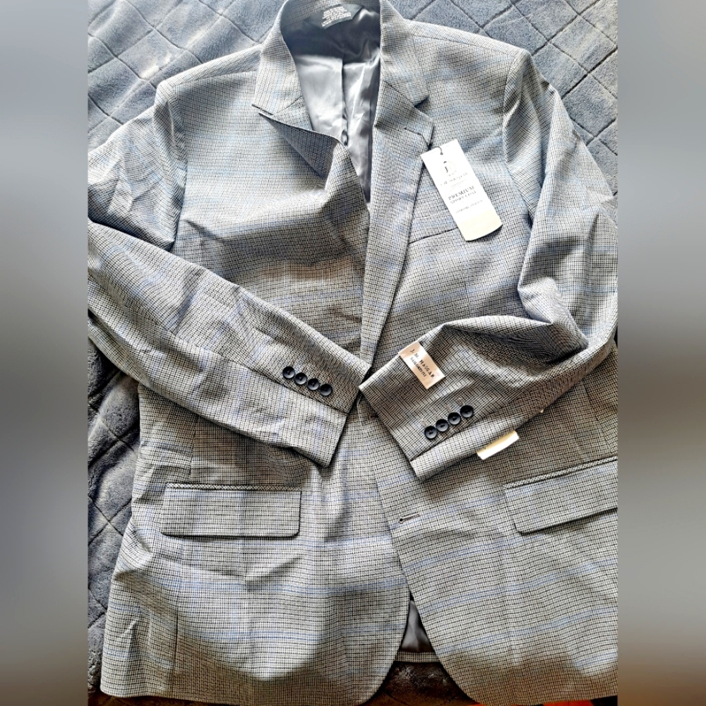 J.M. HAGGAR Men's Tailored Fit Premium Sport Jacket NWT